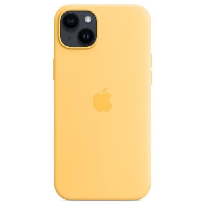 Coque APPLE iPhone 14 Plus silicone Sunglow