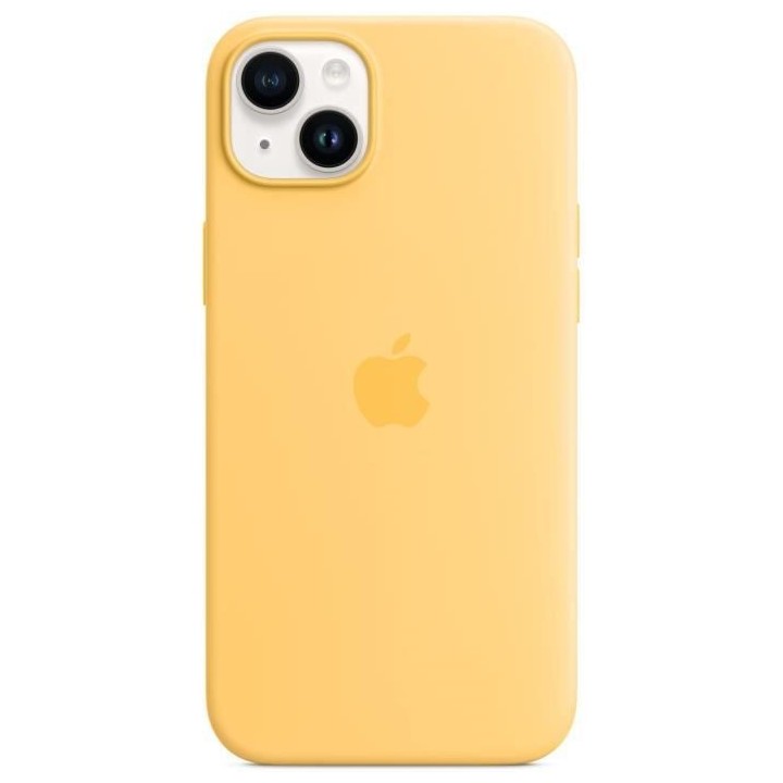 Coque APPLE iPhone 14 Plus silicone Sunglow