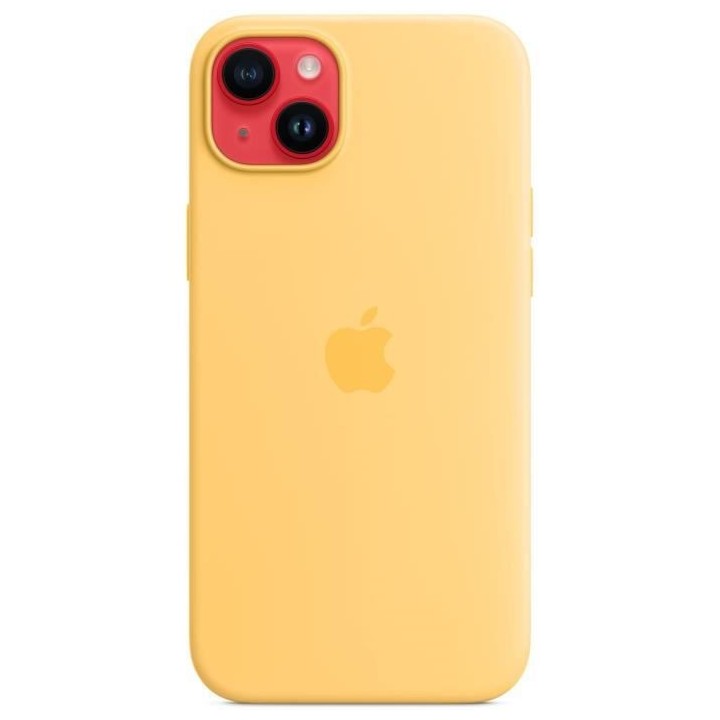 Coque APPLE iPhone 14 Plus silicone Sunglow