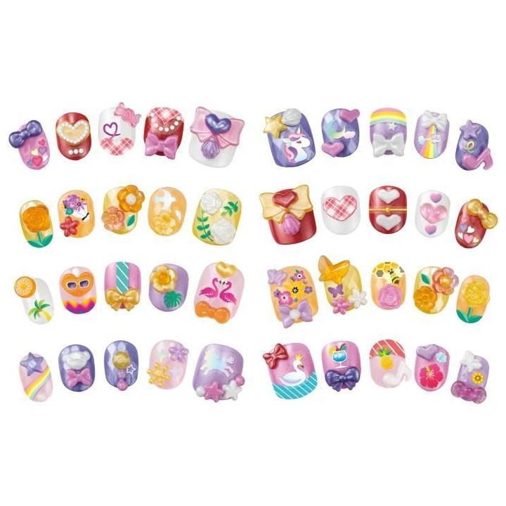 La recharge manucure fantaisie - Aquabeads - Ongles qui collent avec d