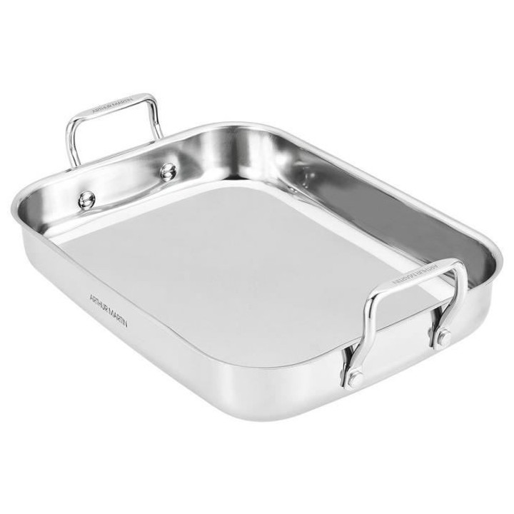 Set de 3 plats a four Arthur Martin AM4521 25-30-35 cm – Acier Inoxy