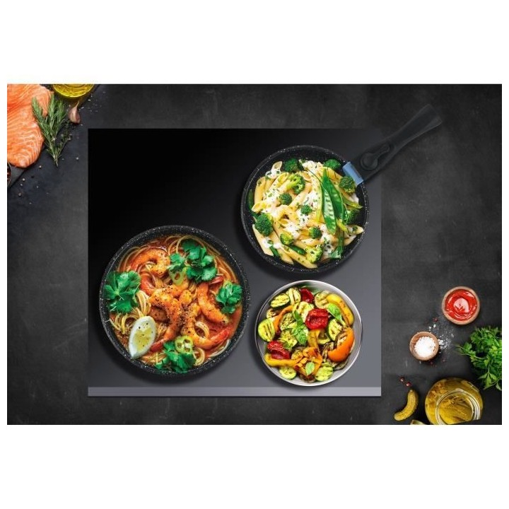 Batterie de cuisine 23 pieces Arthur Martin AM1671 - Inox – Poeles a