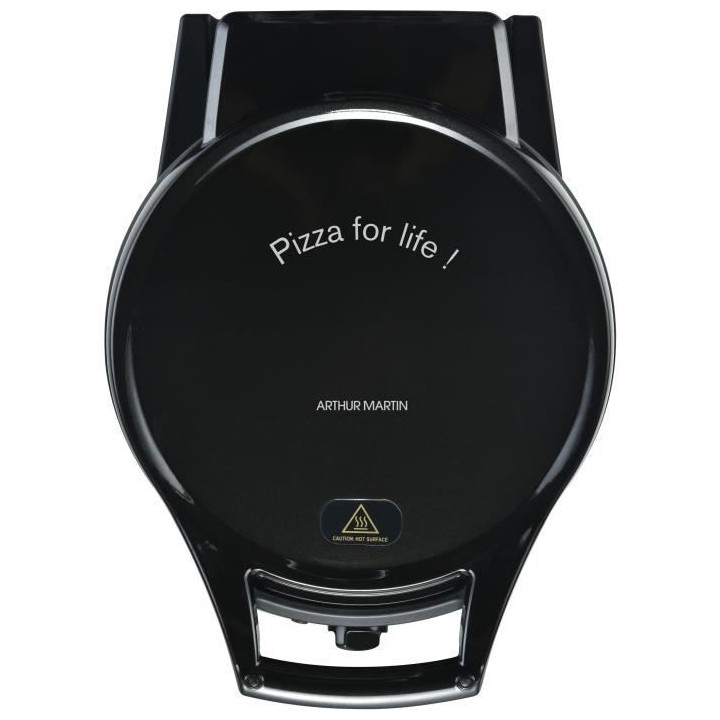 ARTHUR MARTIN AMP357 - Cuiseur a Pizza - 1800W - 30cm - Ouverture 180