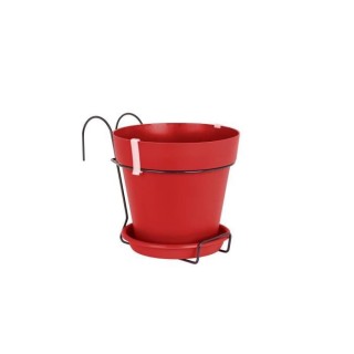 ARTEVASI Pot de fleurs Capri pour balcon - 4 L - 20 x 20 x 18,9 cm - R