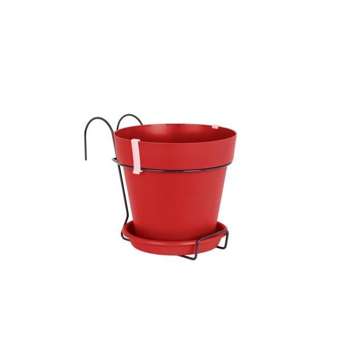ARTEVASI Pot de fleurs Capri pour balcon - 4 L - 20 x 20 x 18,9 cm - R