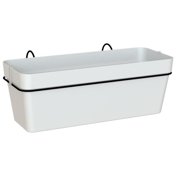 ARTEVASI - Kit balcon Jardiniere capri re 50cm v2 blanc 50,2 x 28,5 x
