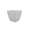 Pot a fleurs et plantes carré CAPRI CAMPANA - Plastique - 37x37 cm - Blanc - ARTEVASI