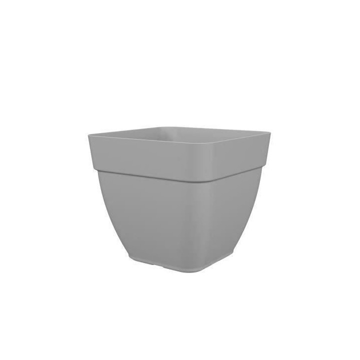 Pot a fleurs et plantes carré CAPRI CAMPANA - Plastique - 37x37 cm -