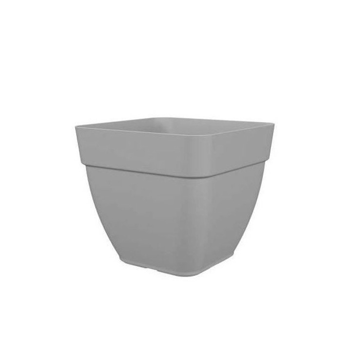 Pot a fleurs et plantes carré CAPRI CAMPANA - Plastique - 37x37 cm -