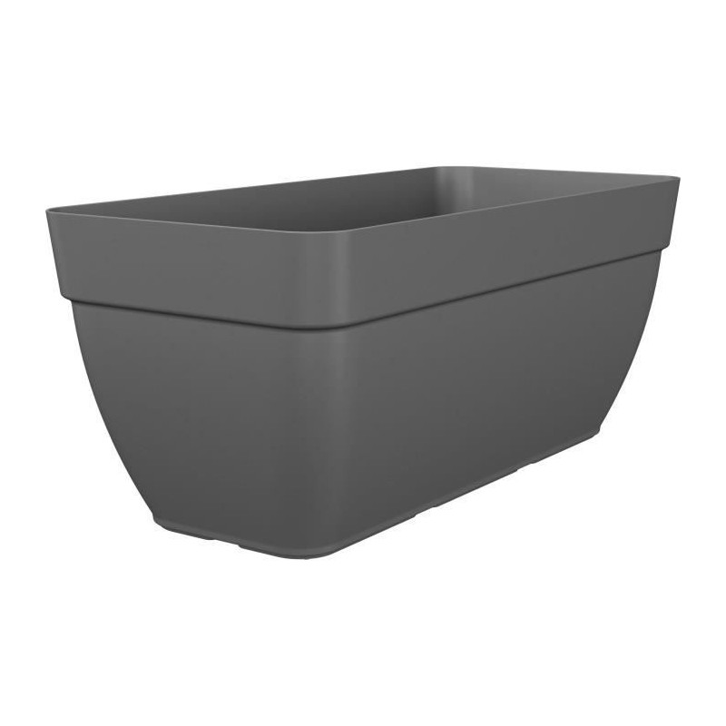 Jardiniere CAPRI CAMPANA XL - Plastique - 80 cm - Anthracite - ARTEVASI