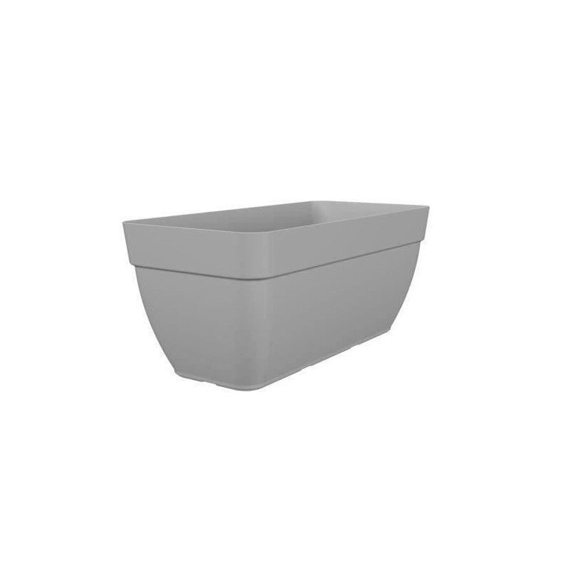 Jardiniere CAPRI CAMPANA XL - Plastique - 80 cm - Gris clair - ARTEVASI