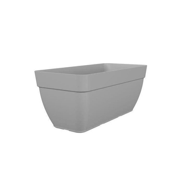 Jardiniere CAPRI CAMPANA XL - Plastique - 80 cm - Gris clair - ARTEVAS