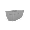 Jardiniere CAPRI CAMPANA XL - Plastique - 80 cm - Gris clair - ARTEVASI