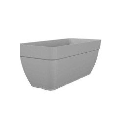 Jardiniere CAPRI CAMPANA XL - Plastique - 80 cm - Gris clair - ARTEVASI