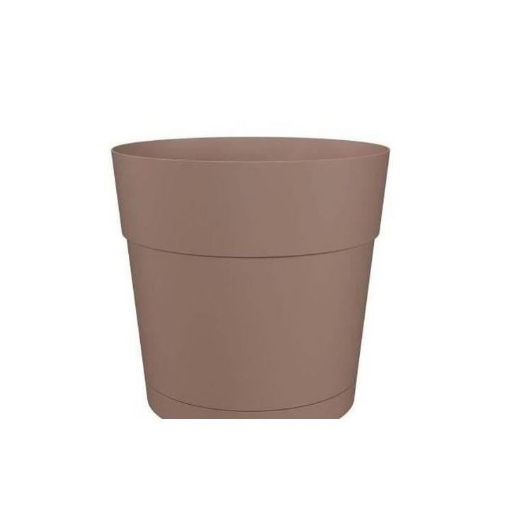 Pot a fleurs et plantes carré CAPRI LARGE - Plastique - Réservoir d'