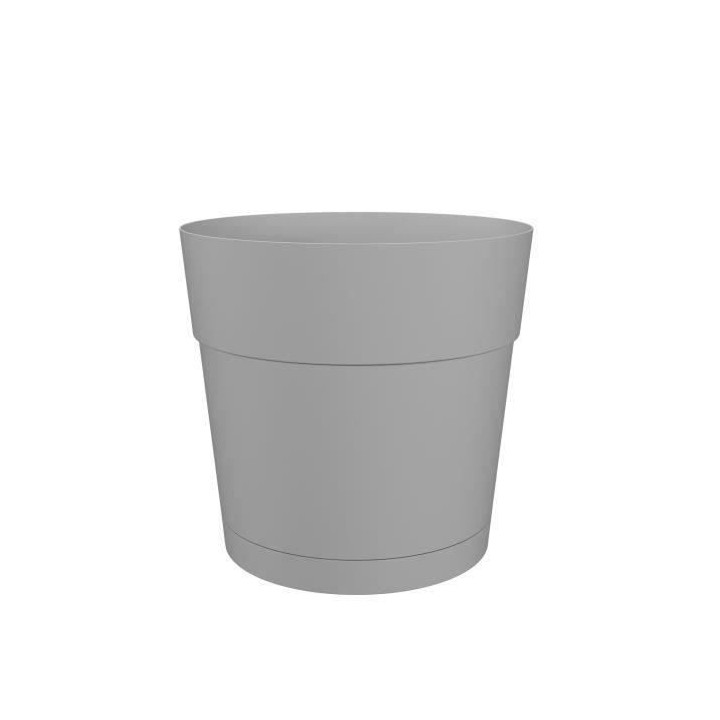 Pot a fleurs et plantes rond CAPRI LARGE - Plastique - Réservoir d'ea
