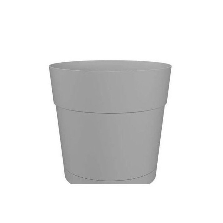 Pot a fleurs et plantes rond CAPRI LARGE - Plastique - Réservoir d'ea