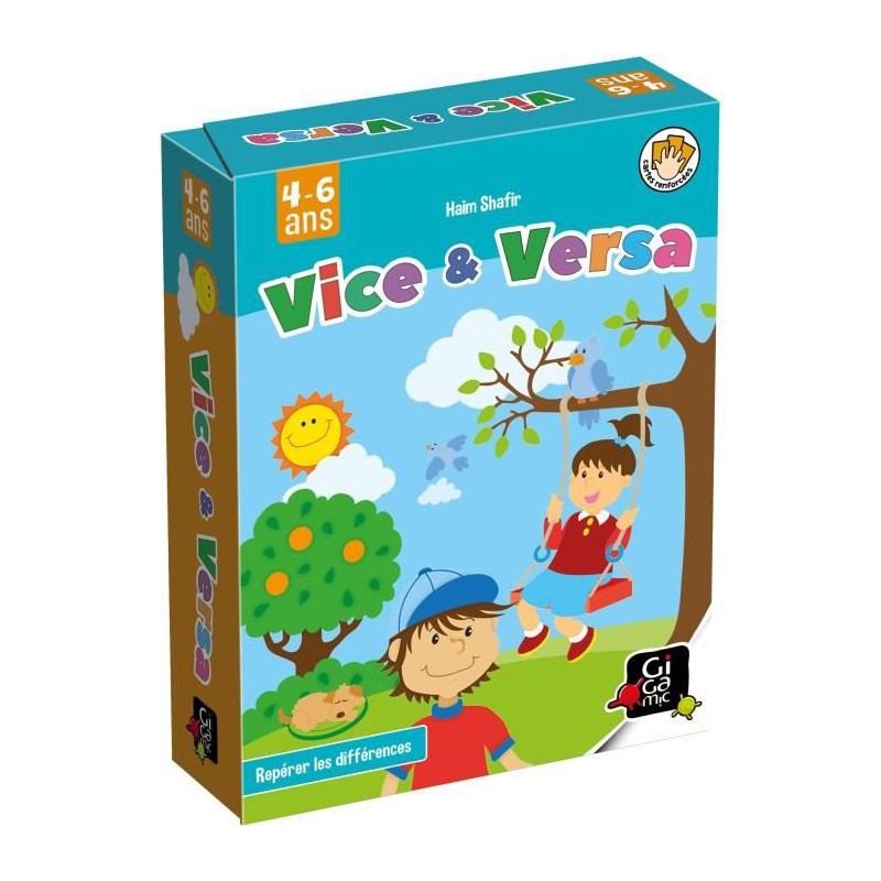 Vice & Versa Nf - Jeu d'observation - GIGAMIC - A partir de 4 ans