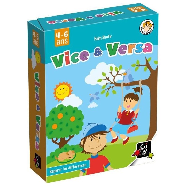 Vice & Versa Nf - Jeu d'observation - GIGAMIC - A partir de 4 ans