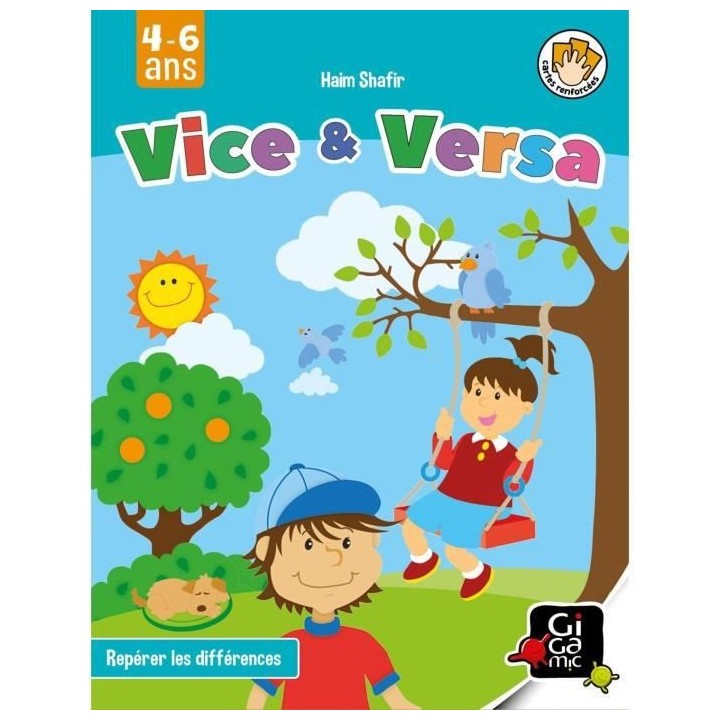 Vice & Versa Nf - Jeu d'observation - GIGAMIC - A partir de 4 ans