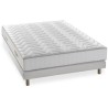 DEKO DREAM Ensemble MAINE Matelas + sommier 140x200cm - Mousse - 5 zones - Ferme