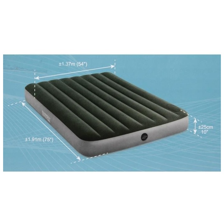 INTEX Matelas Downy FT 64762 2 pl Gonfleur Pied