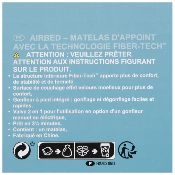 INTEX Matelas Downy FT 64762 2 pl Gonfleur Pied