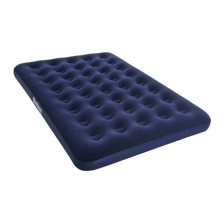 BESTWAY Matelas gonflable floqué Horizon Double + Pompe électrique S