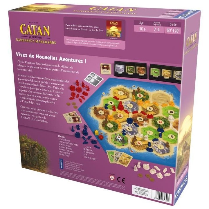 Catan Barbares et Marchands - Asmodee - Jeu de société