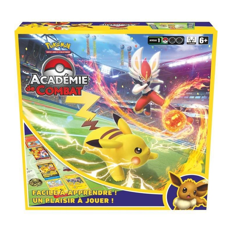 Pokémon Académie de combat | Jeux de société et Cartes a collectionner | a partir de 6 ans | 2 joueurs | 20 minutes