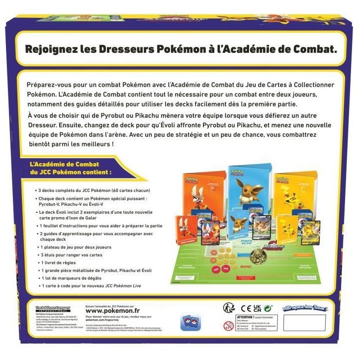 Pokémon Académie de combat | Jeux de société et Cartes a collectio
