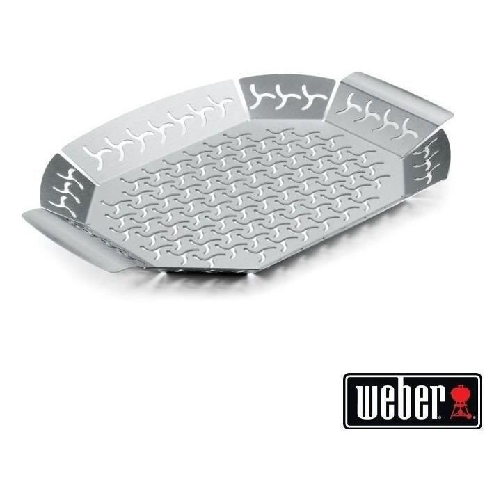 Panier a légumes WEBER - grand modele, acier inoxydable