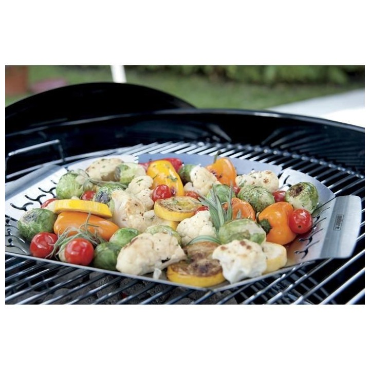 Panier a légumes WEBER - grand modele, acier inoxydable