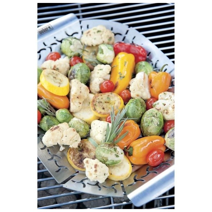 Panier a légumes WEBER - grand modele, acier inoxydable