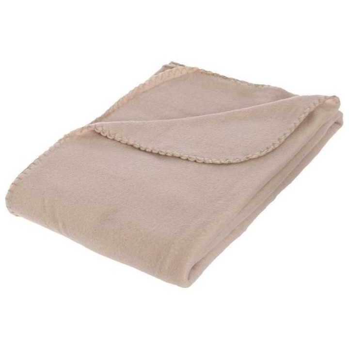 Plaid polaire - 125 x 150 cm - Lin