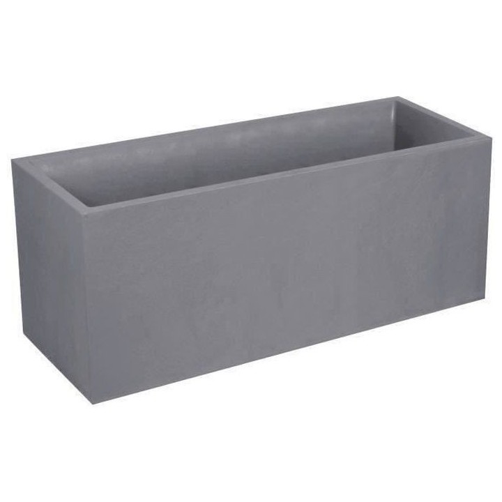 EDA Jardiniere Volcania - 99,5 x 39 x 43 cm - 98 L - Gris galet