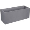 EDA Jardiniere Volcania - 99,5 x 39 x 43 cm - 98 L - Gris galet