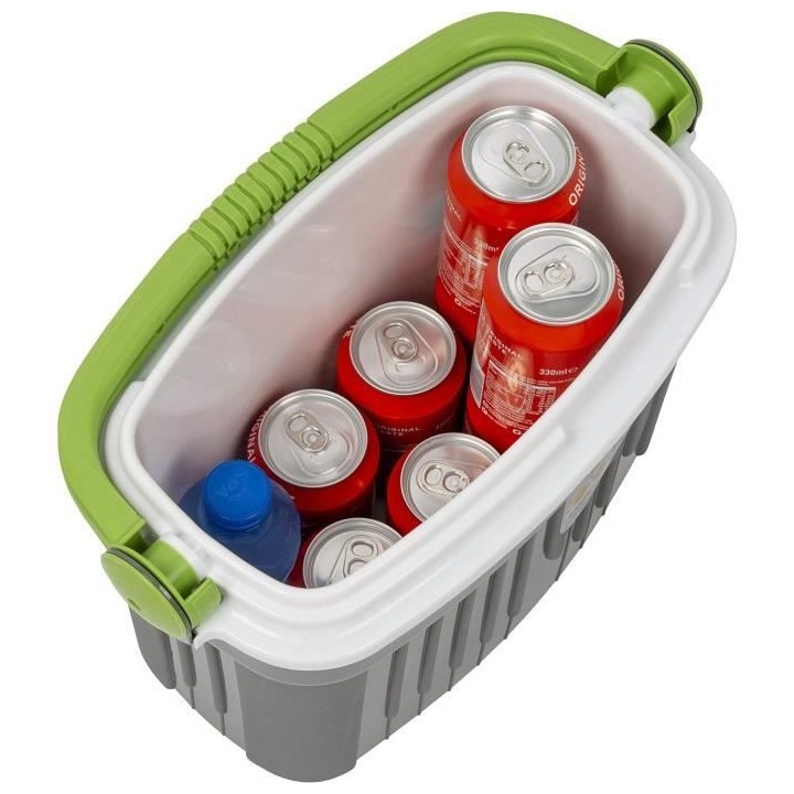 Glaciere Iceberg 8 L gris galet et vert matcha