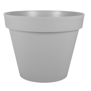 Pot de fleur EDA Plastique Rond TOSCANE Gris béton Ø 59 x 47 cm 76 L