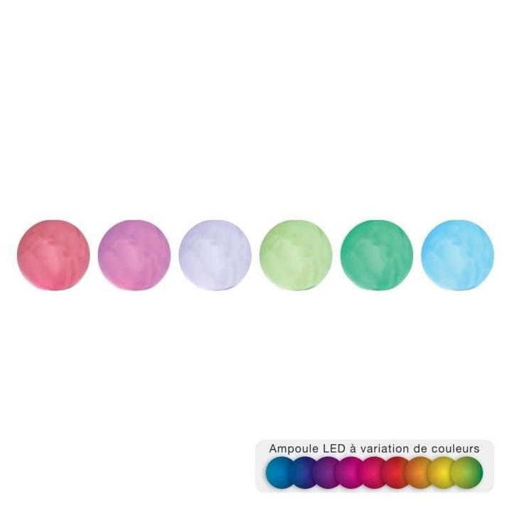 Boule lumineuse LED - Ø 19 cm - Blanc