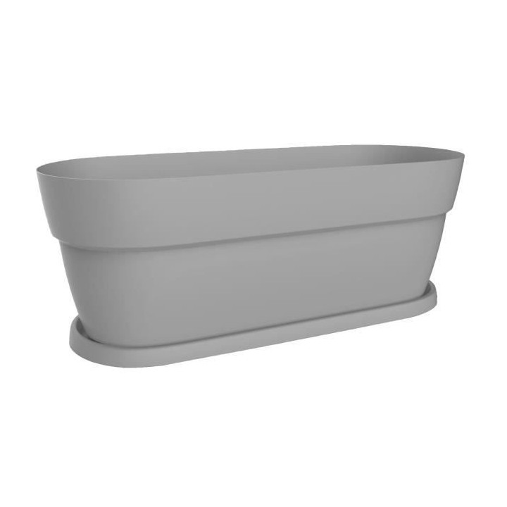 EDA Jardiniere Cancun - 80 cm - 38 L - Gris béton