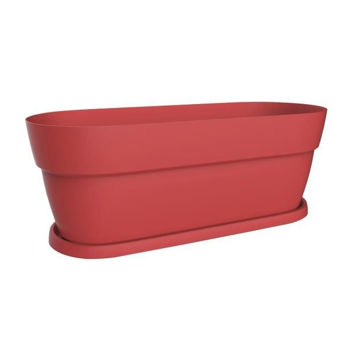 EDA Jardiniere Cancun - 80 cm - 38 L - Rouge