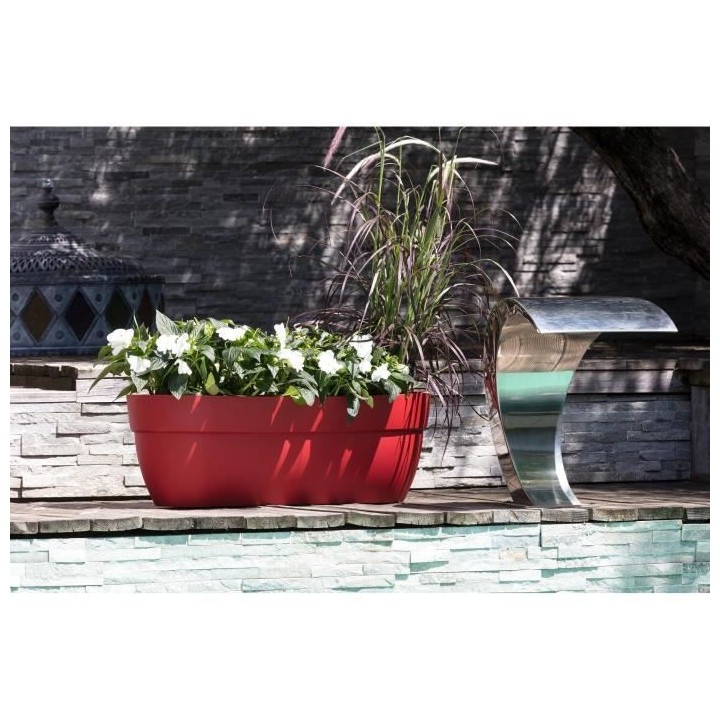 EDA Jardiniere Cancun - 80 cm - 38 L - Rouge