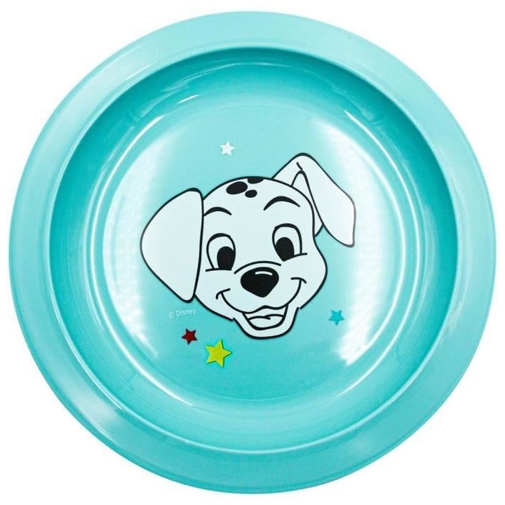 Coffret repas DISNEY 101 DALMATIENS - Assiette+Bol+Gobelet+Couverts -