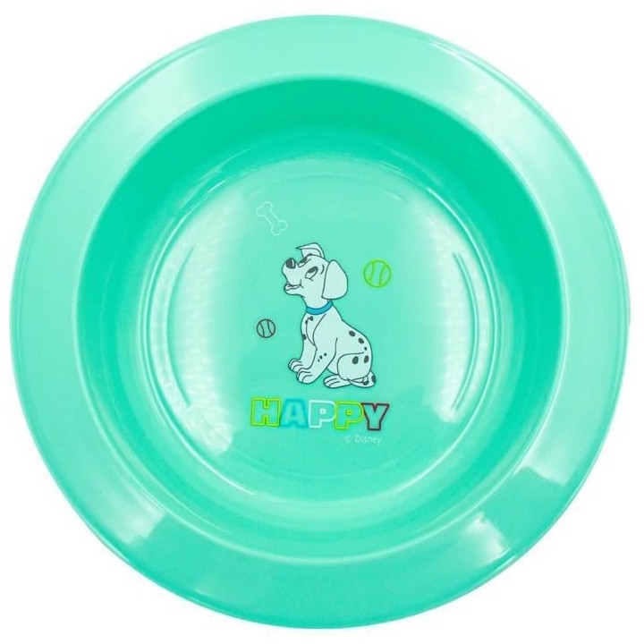 Coffret repas DISNEY 101 DALMATIENS - Assiette+Bol+Gobelet+Couverts -