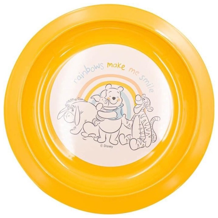 Coffret repas DISNEY WINNIE UP IN THE SKY - Assiette+Bol+Gobelet+Couve