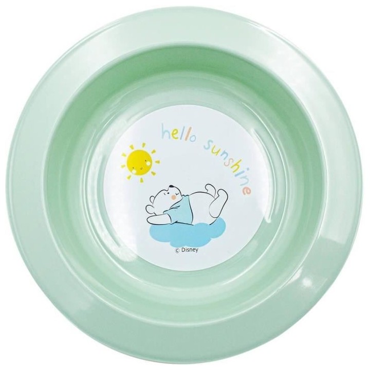 Coffret repas DISNEY WINNIE UP IN THE SKY - Assiette+Bol+Gobelet+Couve