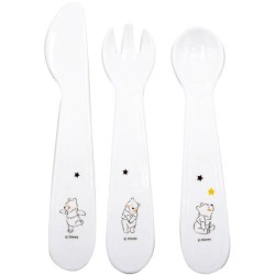 Coffret repas DISNEY WINNIE UP IN THE SKY - Assiette+Bol+Gobelet+Couverts - Polypropylene