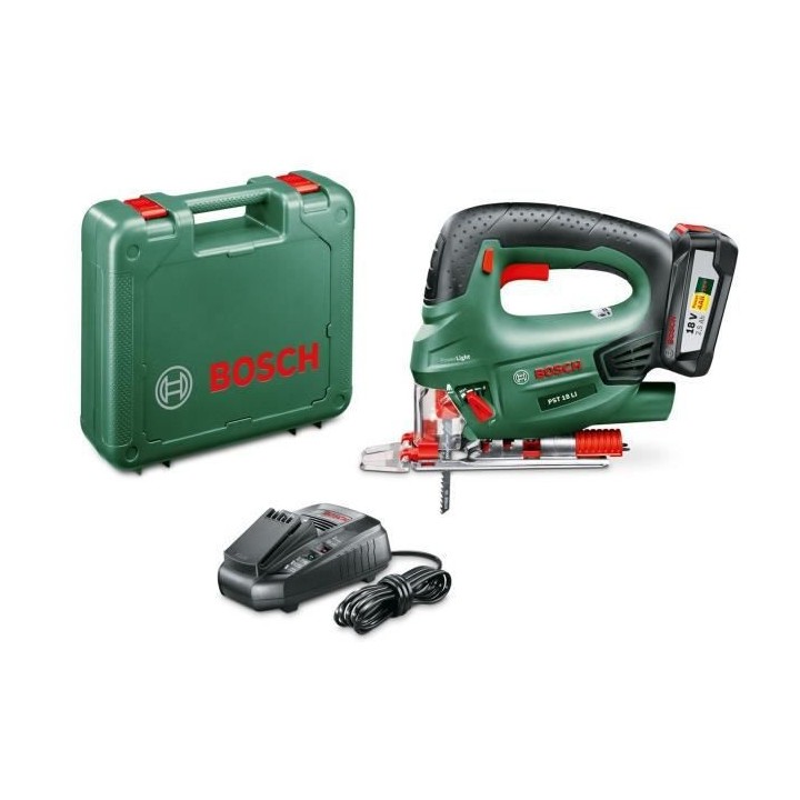 Scie sauteuse sans-fil Bosch - PST 18V LI (Livrée avec 1 batterie 18V