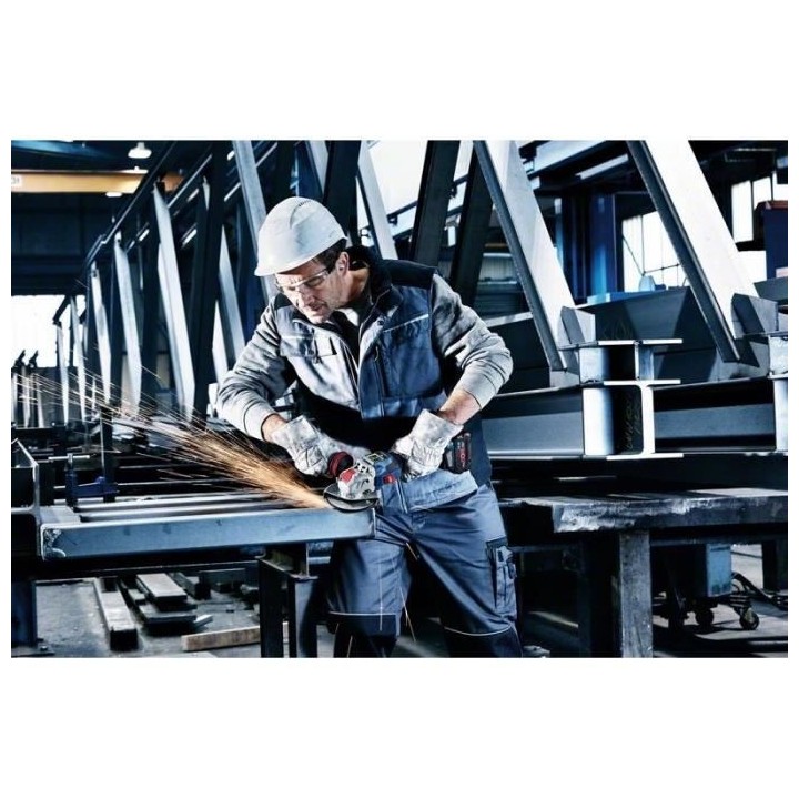 Meuleuse BOSCH PROFESSIONAL GWX 18V-15 SC + 2 batteries 8,0Ah GAL 18V-